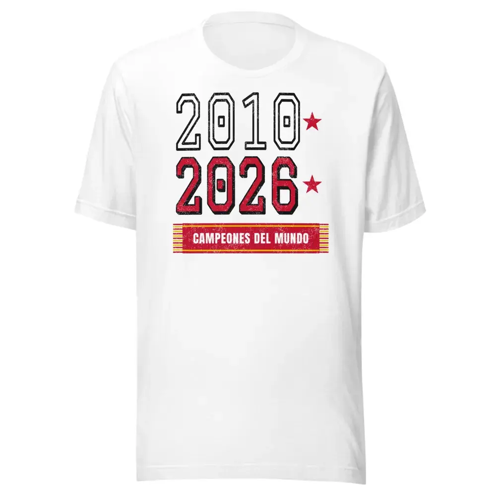 2010 · 2026 · Día — Camiseta — White
