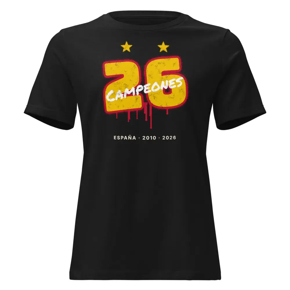 26 en Spray — Camiseta de mujer — Black