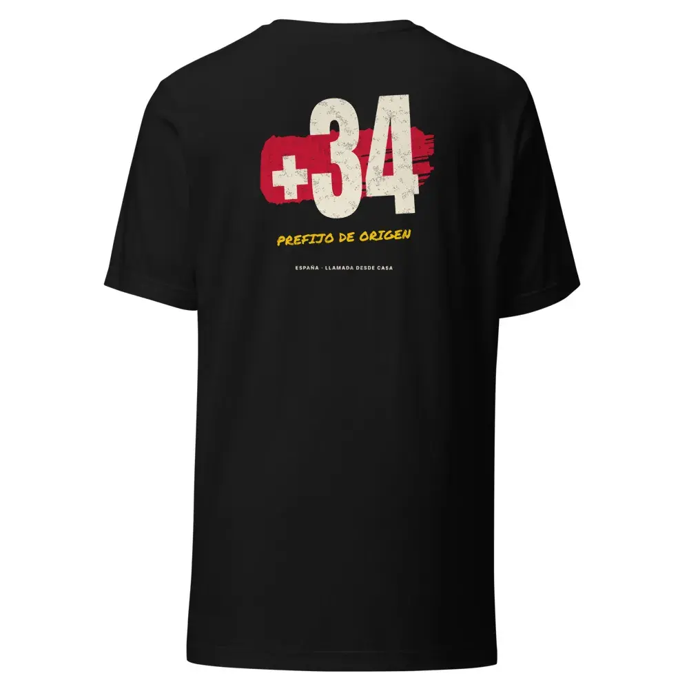 +34 — Camiseta — Black