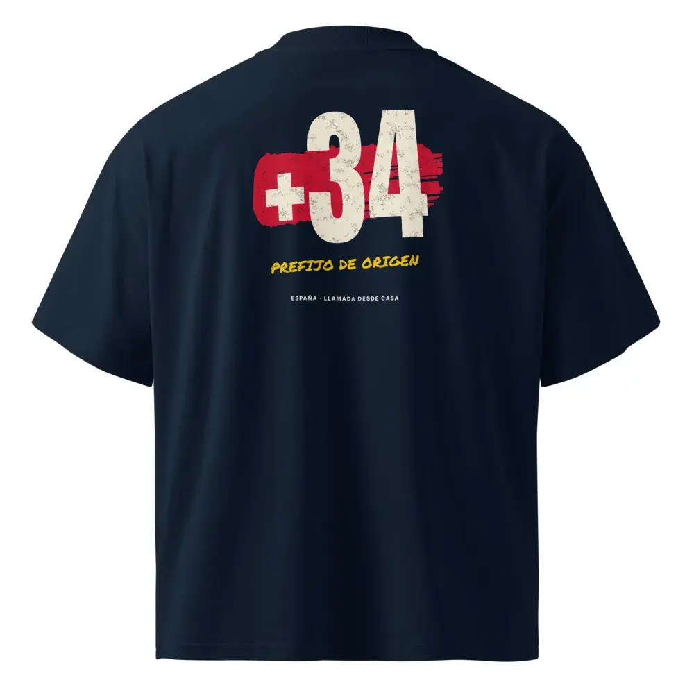 +34 — Camiseta oversize