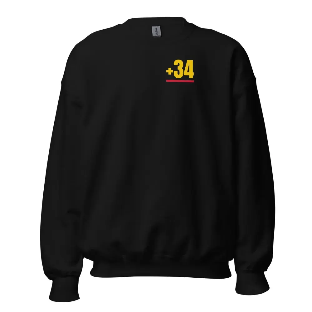 +34 — Sudadera — Black