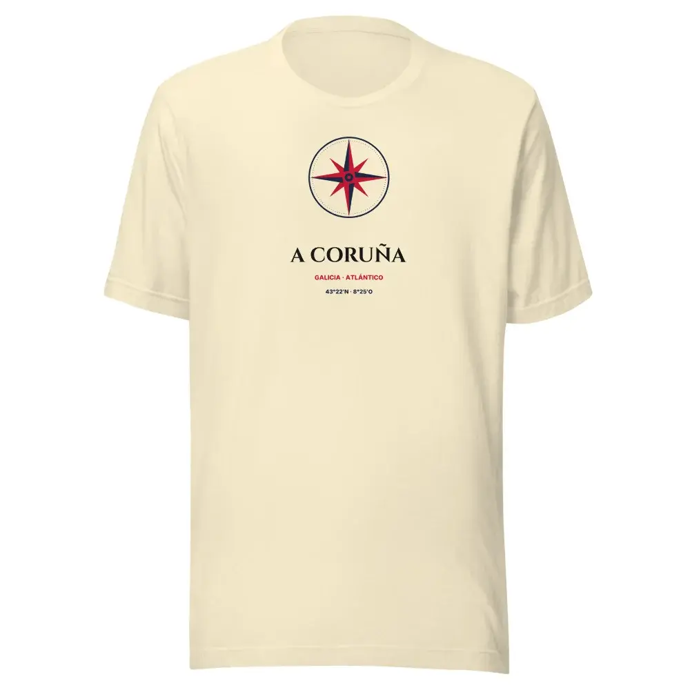 A Coruña — Camiseta — Natural