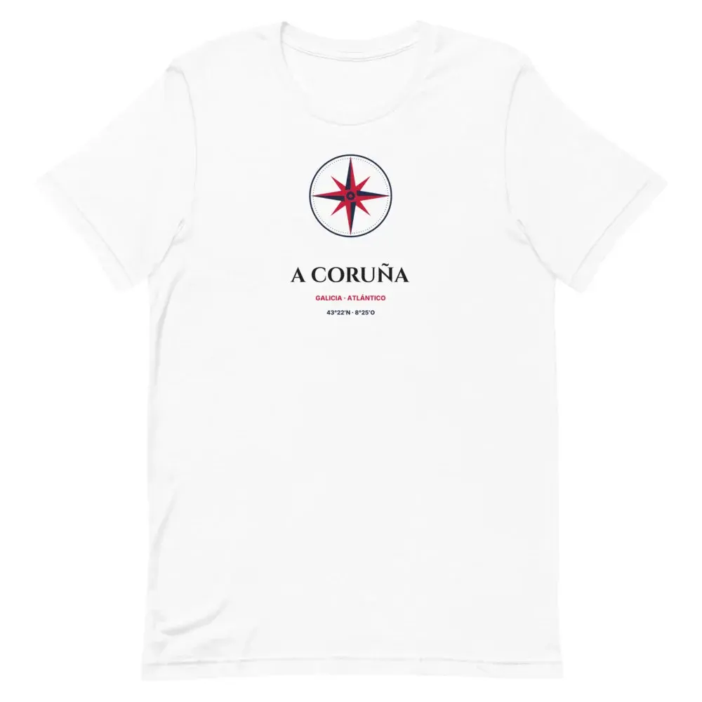 A Coruña — Camiseta — White — Front