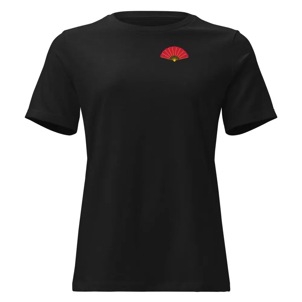 Abanico a la Espalda — Camiseta de mujer — Black