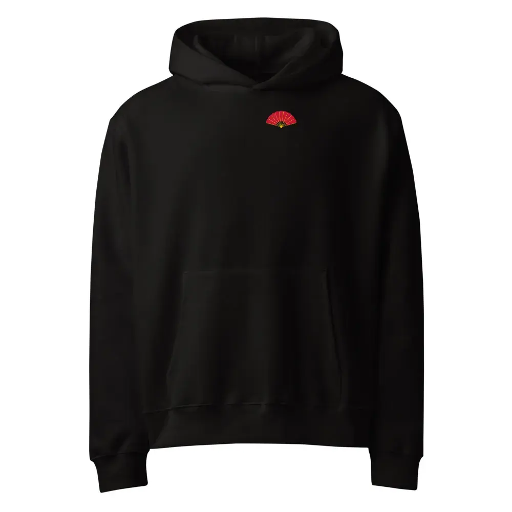 Abanico a la Espalda — Sudadera oversize con capucha