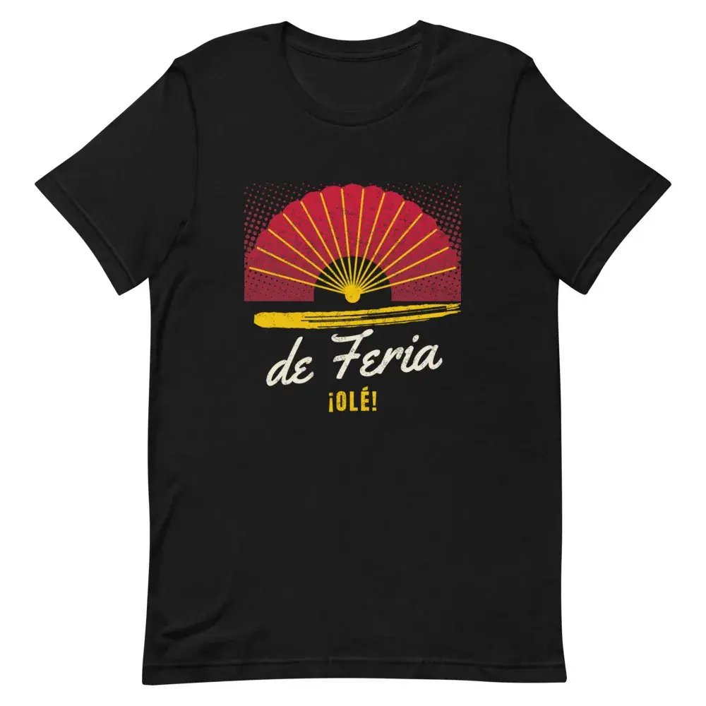 Abanico de Feria — Camiseta — Black — Front