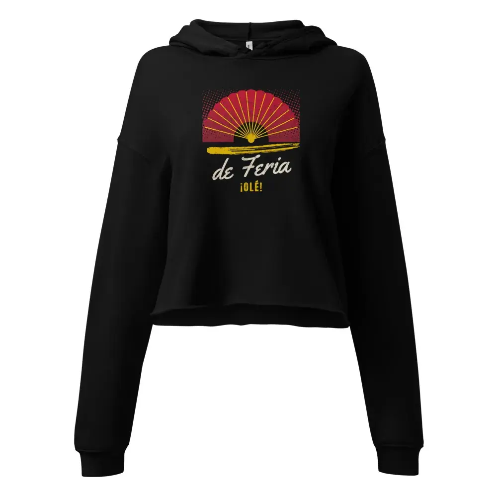 Abanico de Feria — Sudadera corta de mujer
