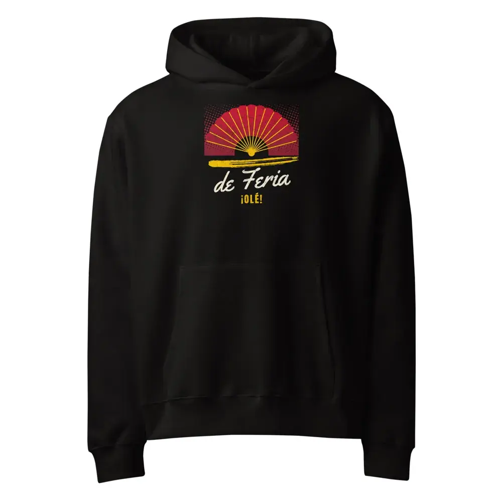 Abanico de Feria — Sudadera oversize con capucha