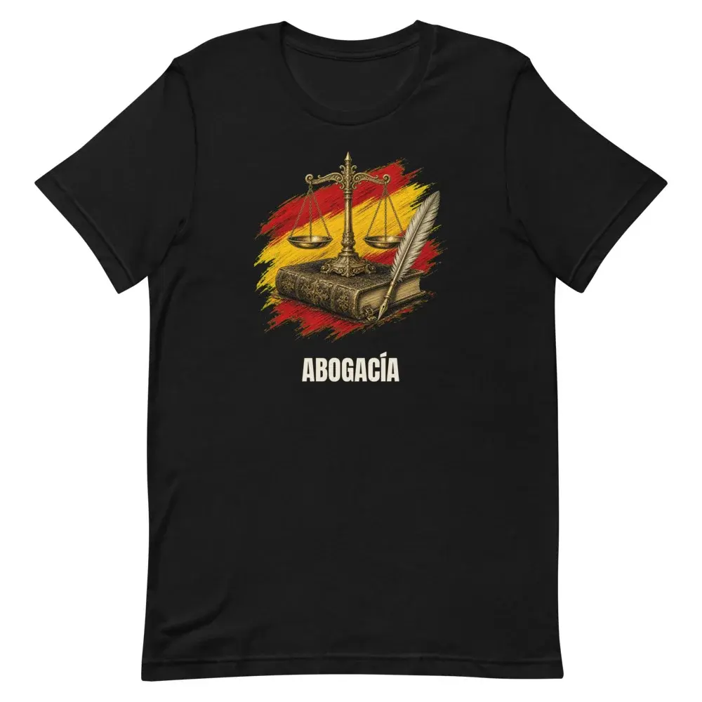 Abogacía · Arte — Camiseta — Black — Front