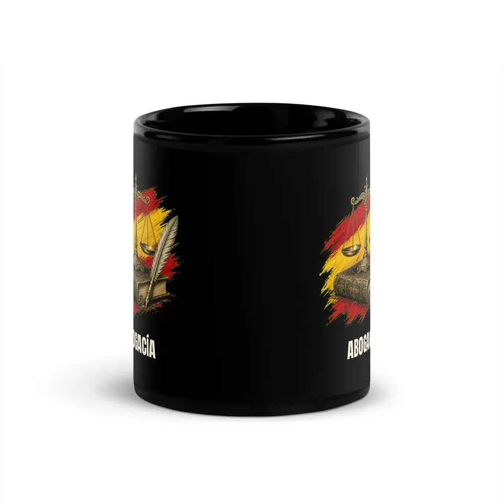 Abogacía · Arte — Taza — Black — Front