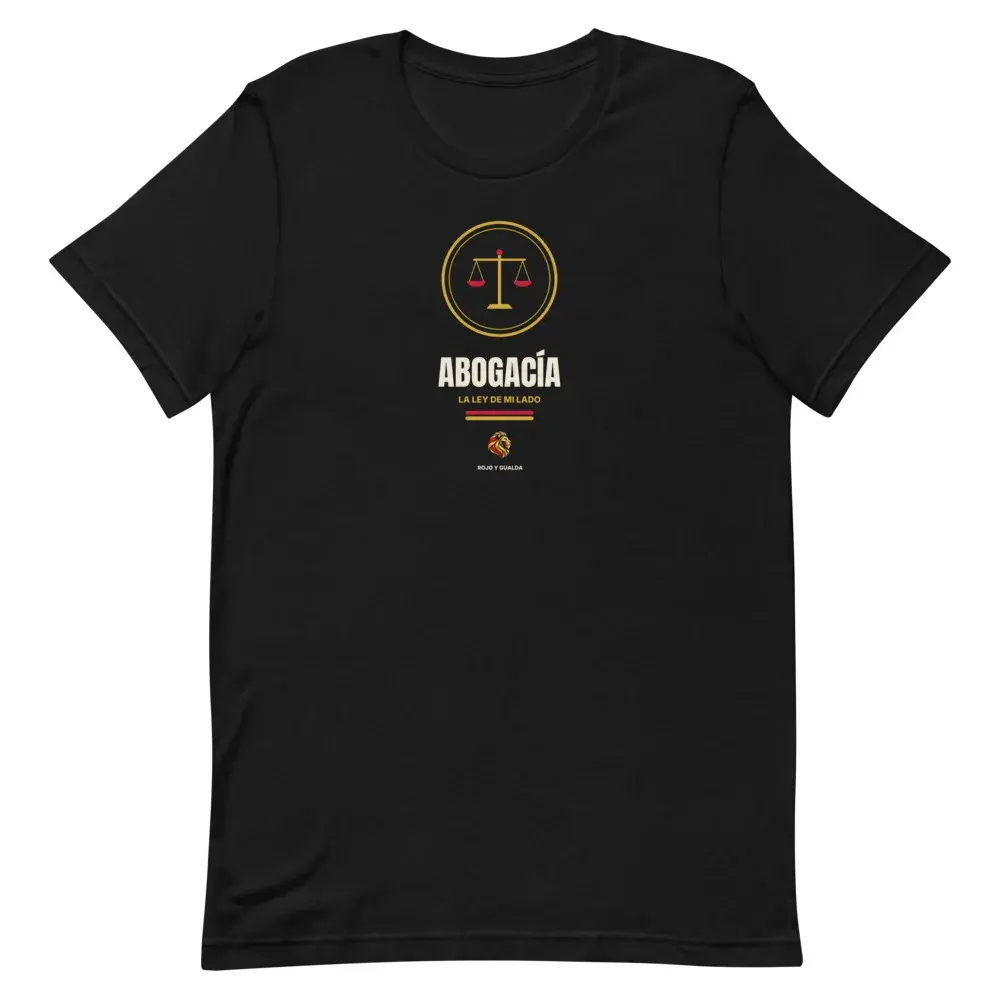Abogacía — Camiseta — Black — Front
