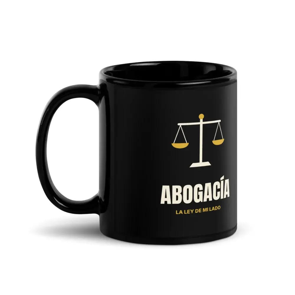 Abogacía Minimal — Taza — Black