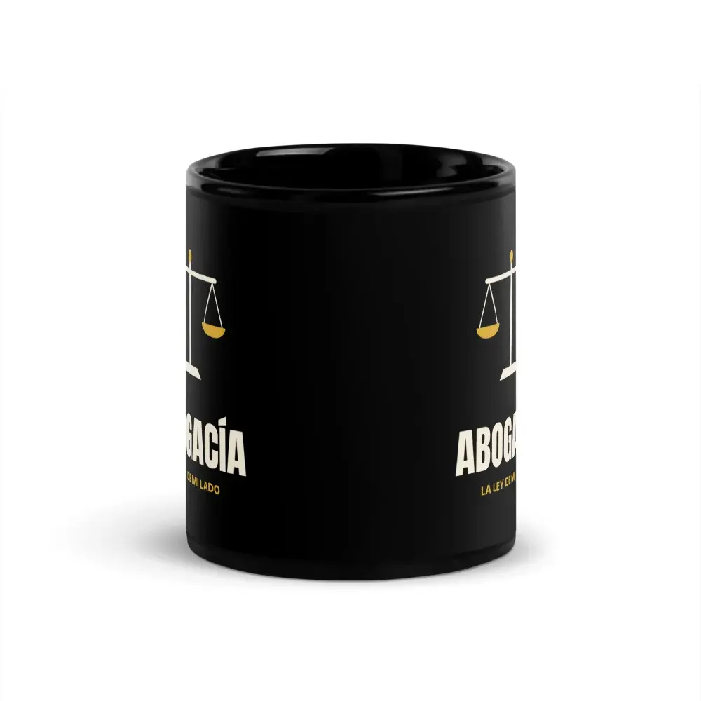 Abogacía Minimal — Taza — Black — Front