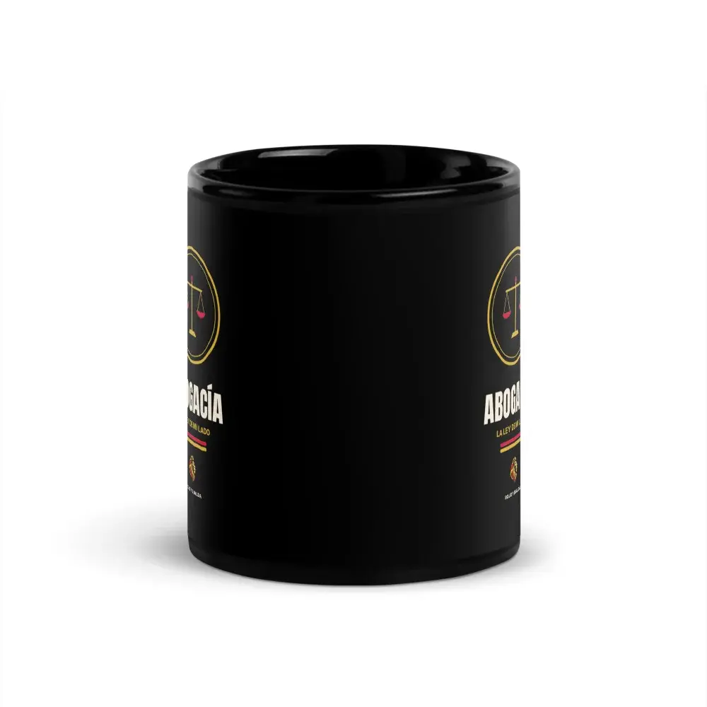 Abogacía — Taza — Black — Front