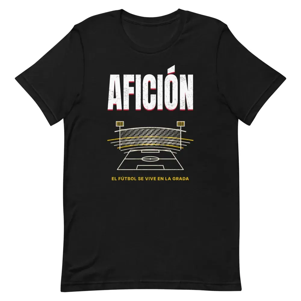 Afición · Estadio — Camiseta — Black — Front