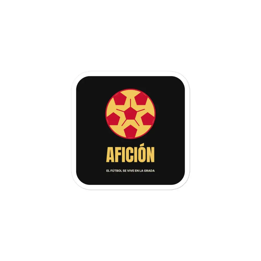 Afición — Pegatina — White