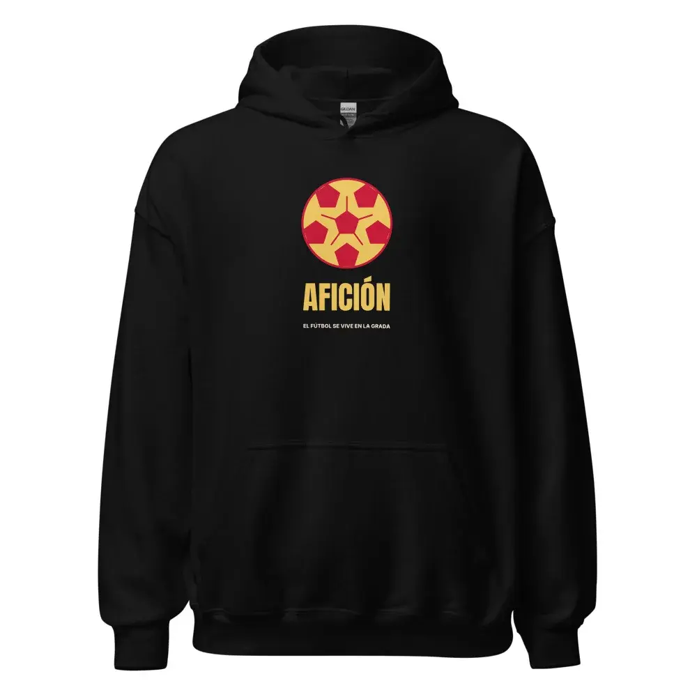 Afición — Sudadera con capucha — Black