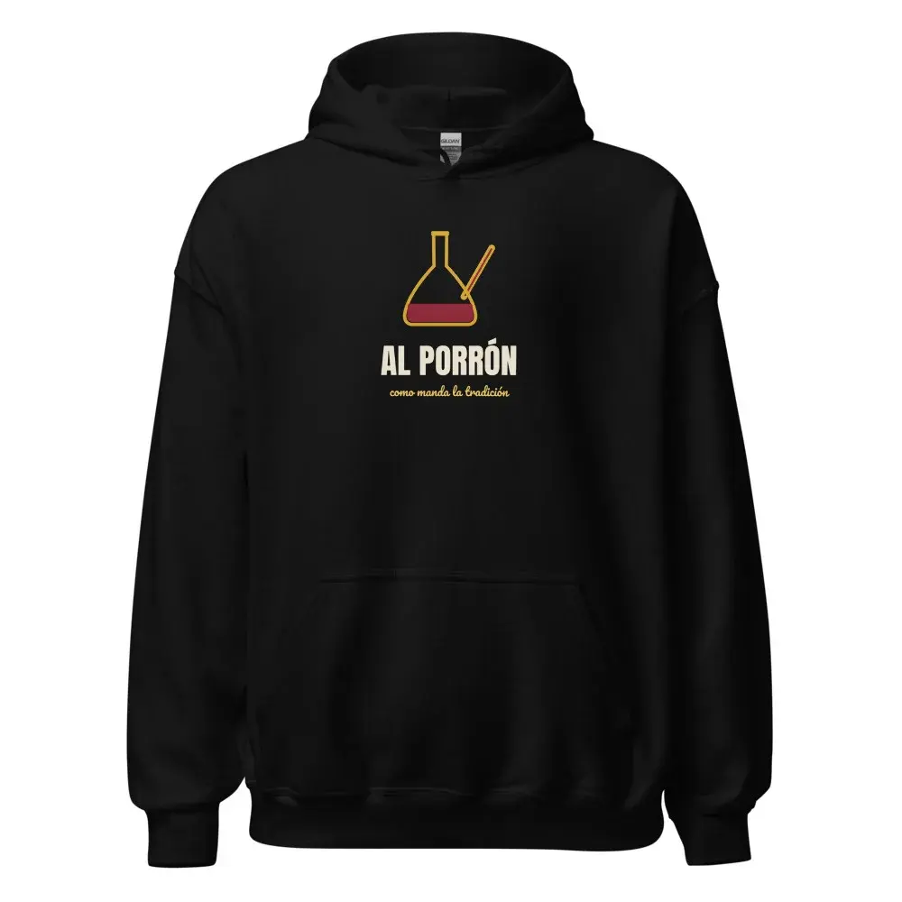 Al Porrón — Sudadera con capucha — Black