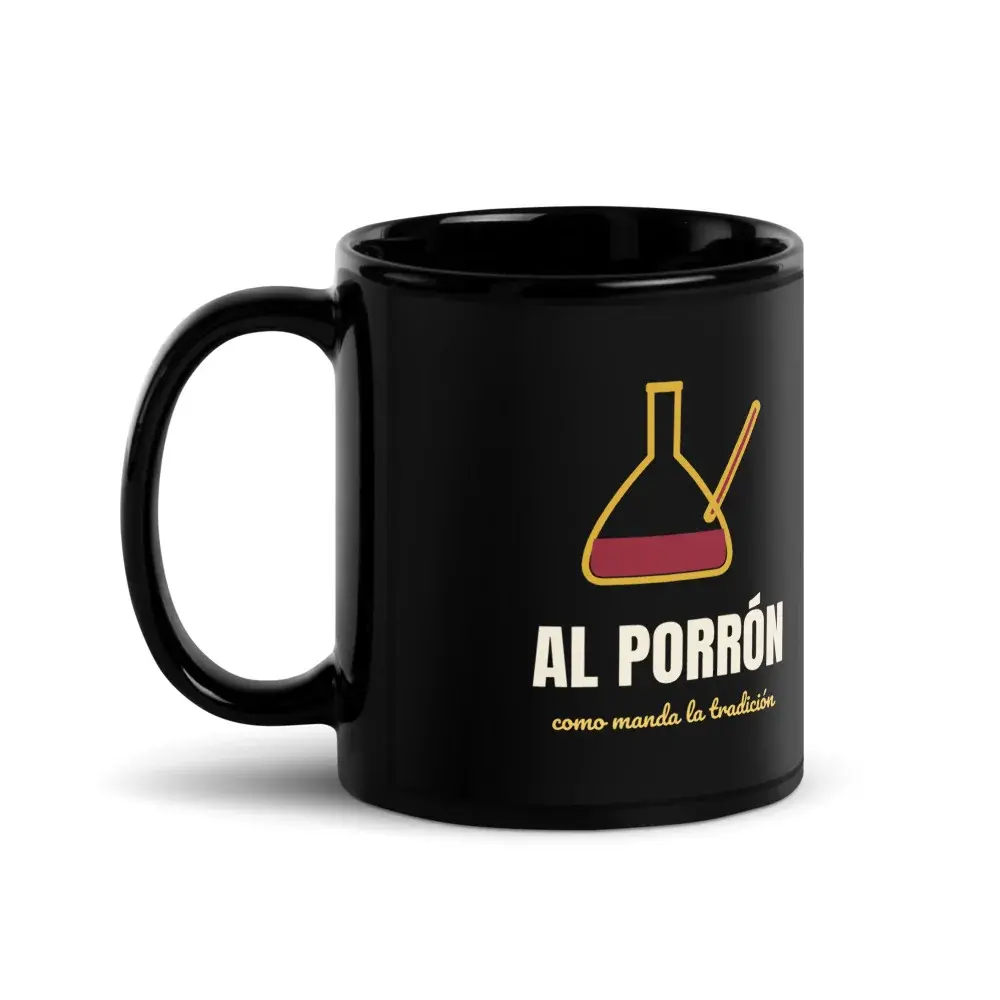 Al Porrón — Taza — Black