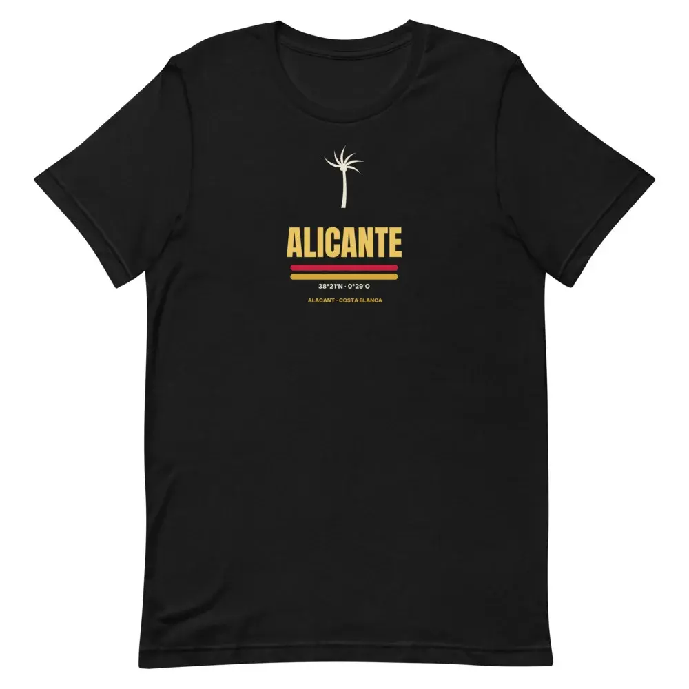 Alicante — Camiseta — Black — Front