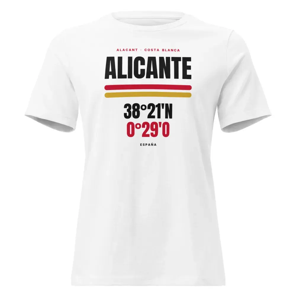 Alicante · Cartel (claro) — Camiseta de mujer — White