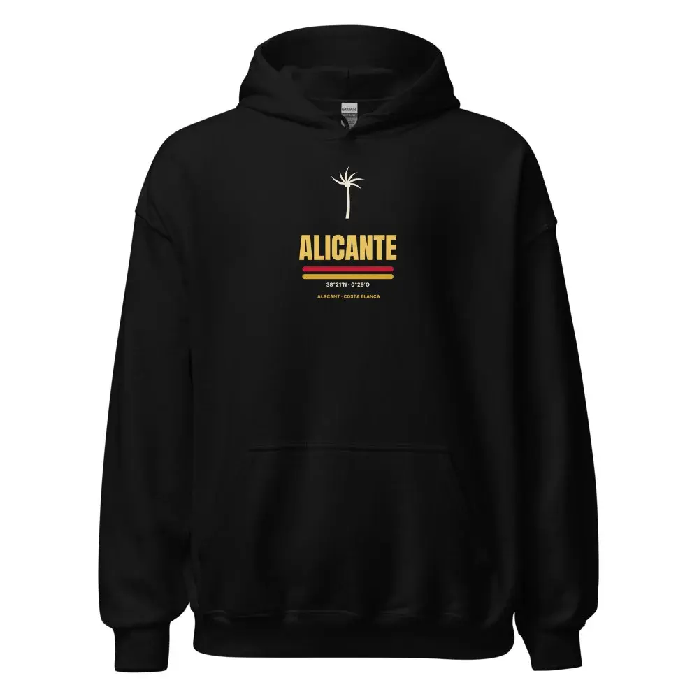 Alicante — Sudadera con capucha — Black
