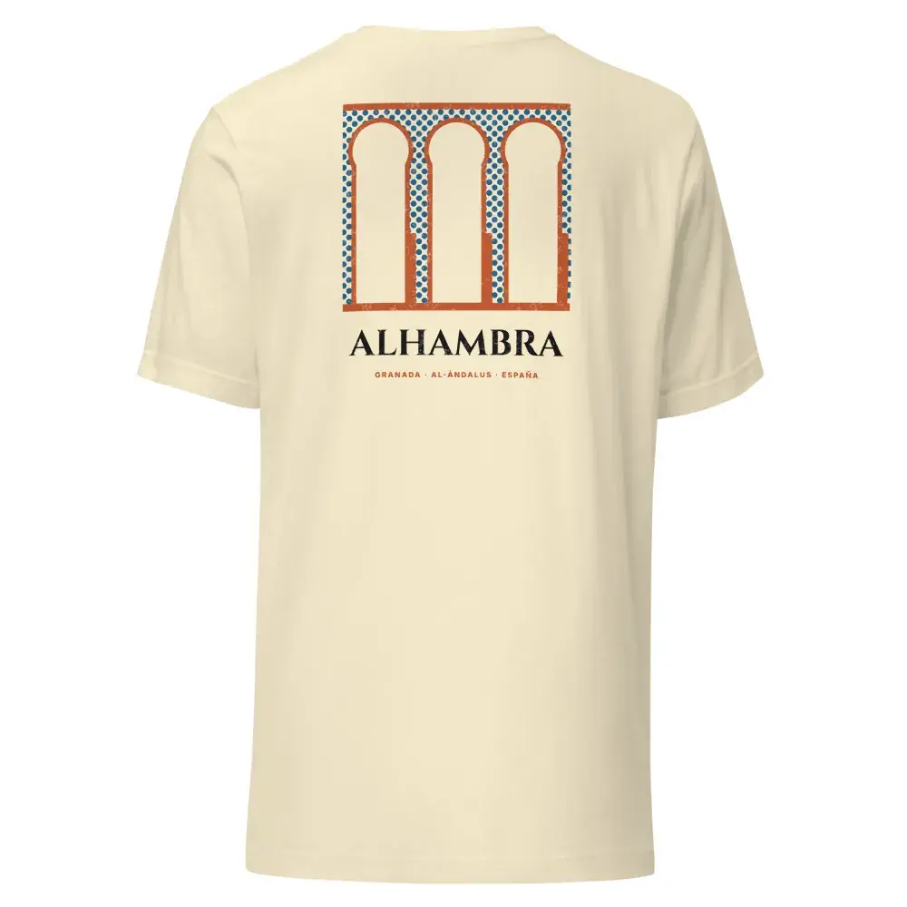 Arcos de la Alhambra — Camiseta — Natural