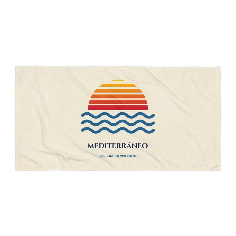 Atardecer — Toalla de playa — White