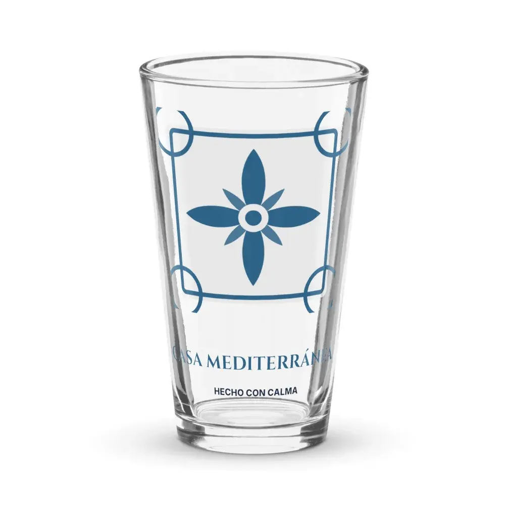 Azulejo — Vaso de cristal
