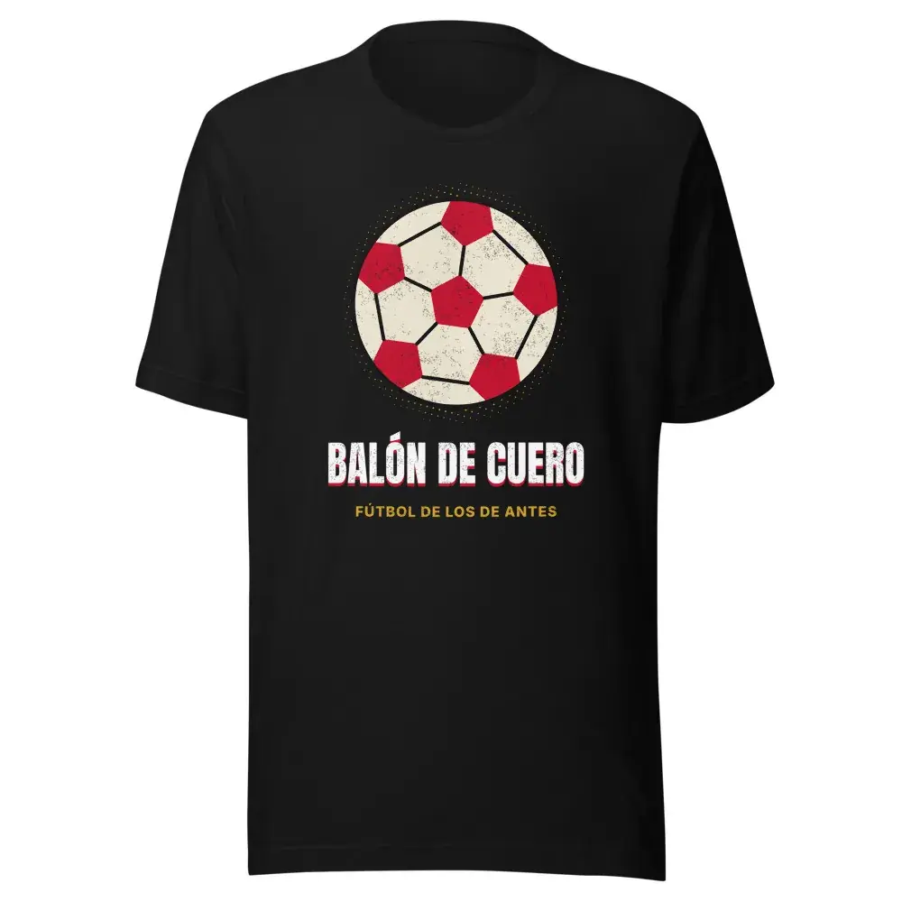 Balón de Cuero — Camiseta — Black