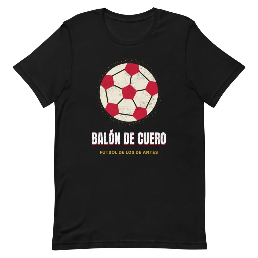 Balón de Cuero — Camiseta — Black — Front