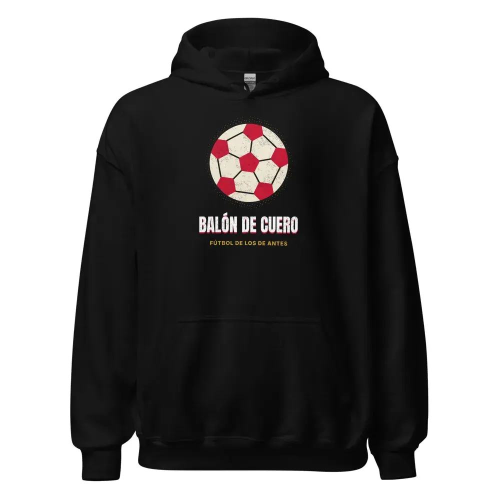 Balón de Cuero — Sudadera con capucha — Black