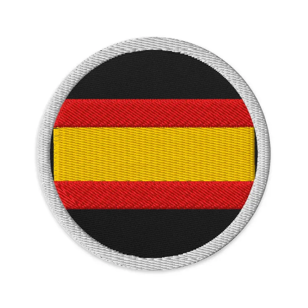 Bandera Bordada — Parche bordado — Black