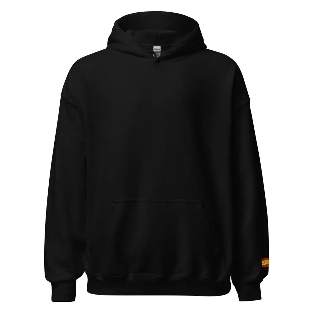 Bandera Bordada — Sudadera bordada — Black — Front