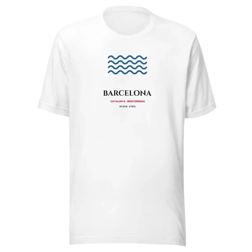 Barcelona — Camiseta — White