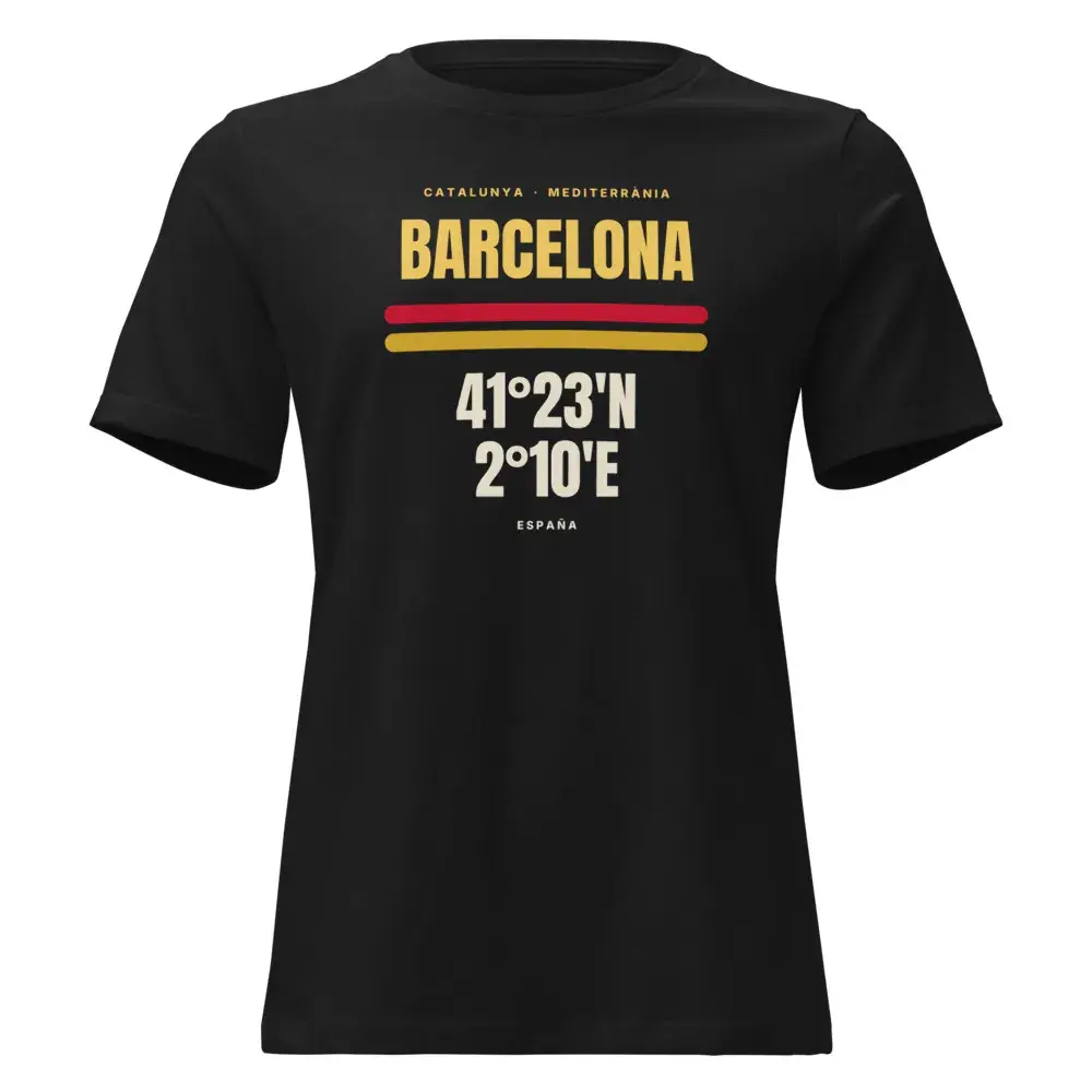 Barcelona · Cartel — Camiseta de mujer — Black