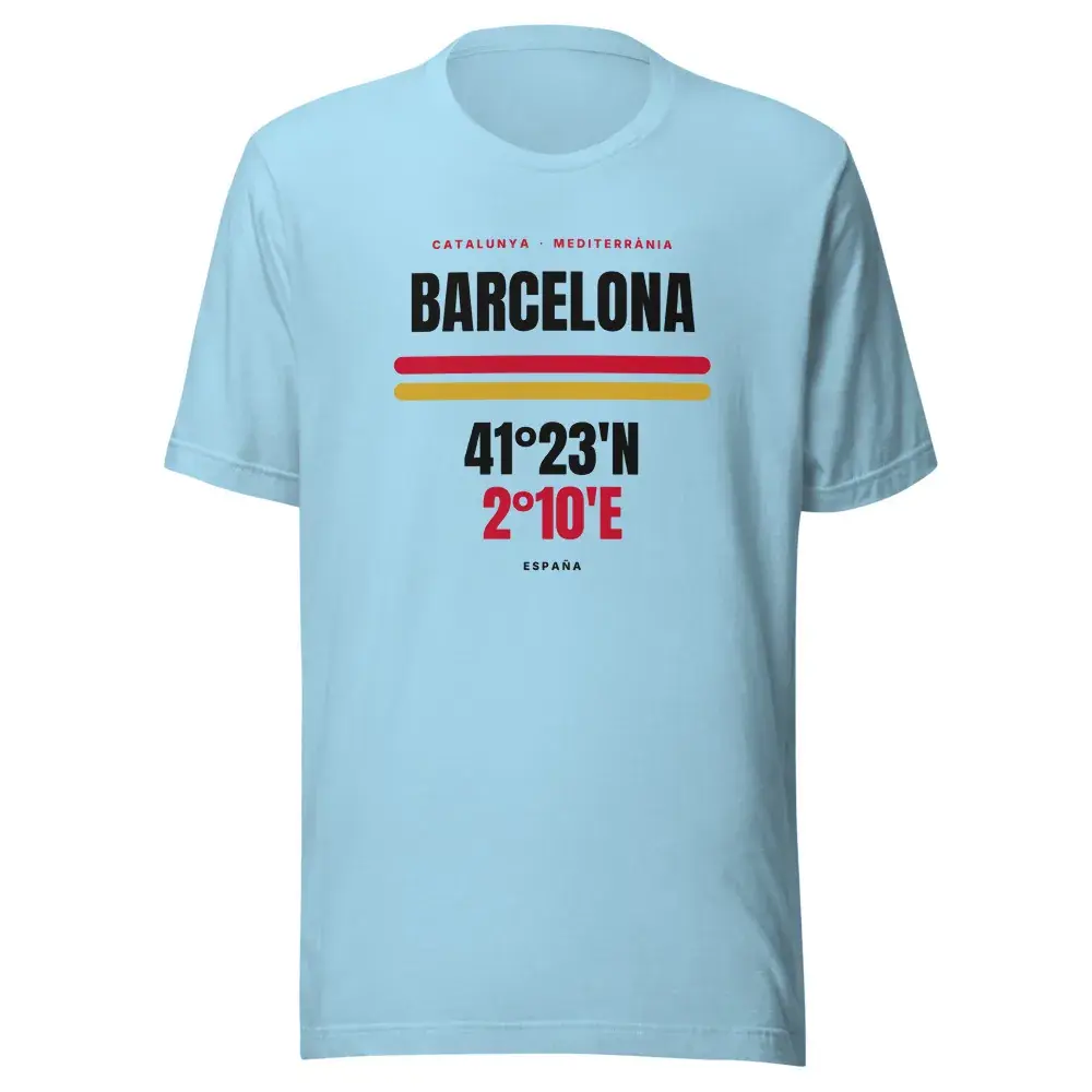 Barcelona · Cartel (claro) — Camiseta