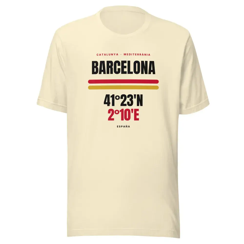 Barcelona · Cartel (claro) — Camiseta