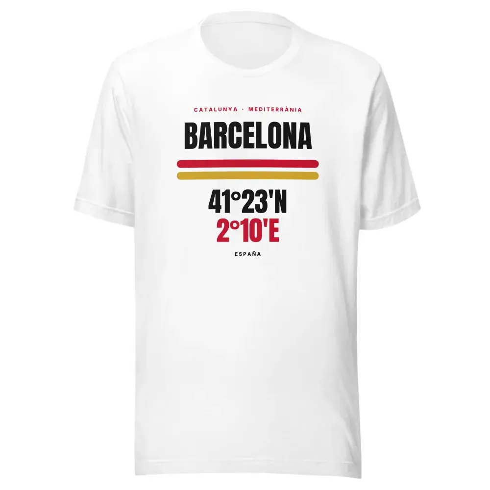 Barcelona · Cartel (claro) — Camiseta