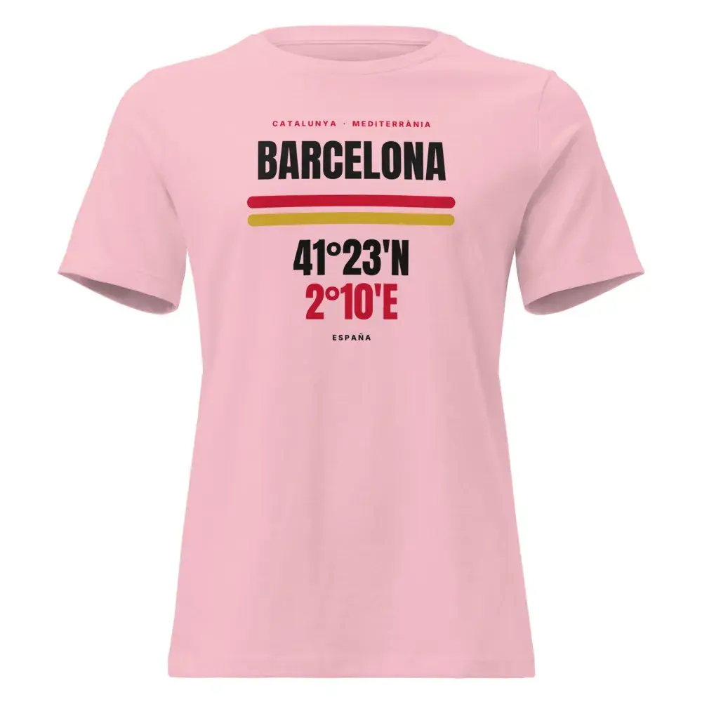 Barcelona · Cartel (claro) — Camiseta de mujer