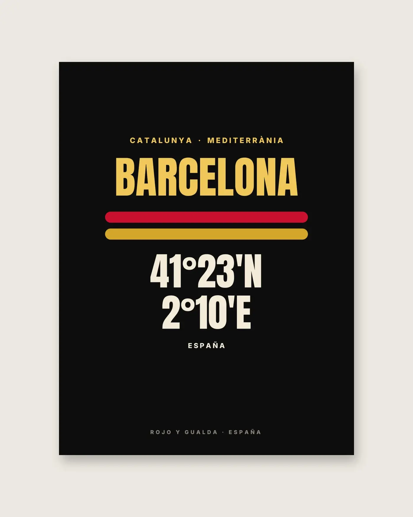 Barcelona · Cartel — Póster — detalle