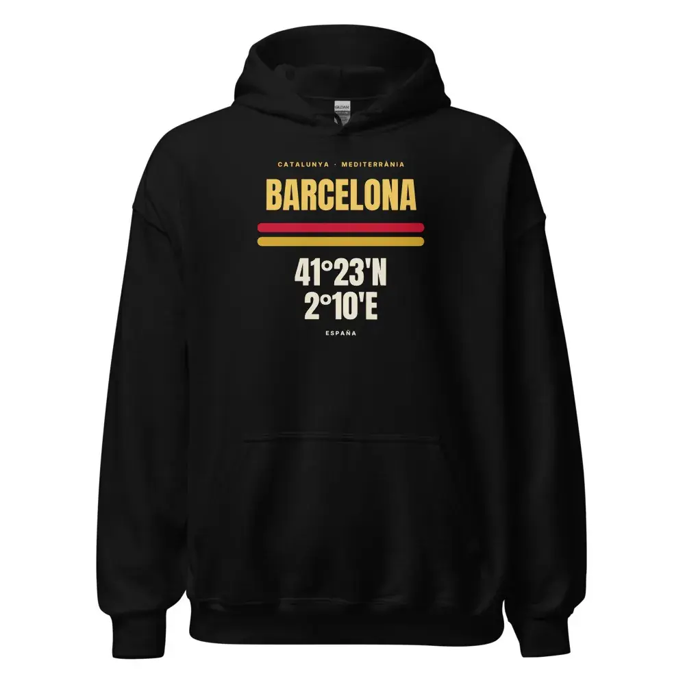 Barcelona · Cartel — Sudadera con capucha