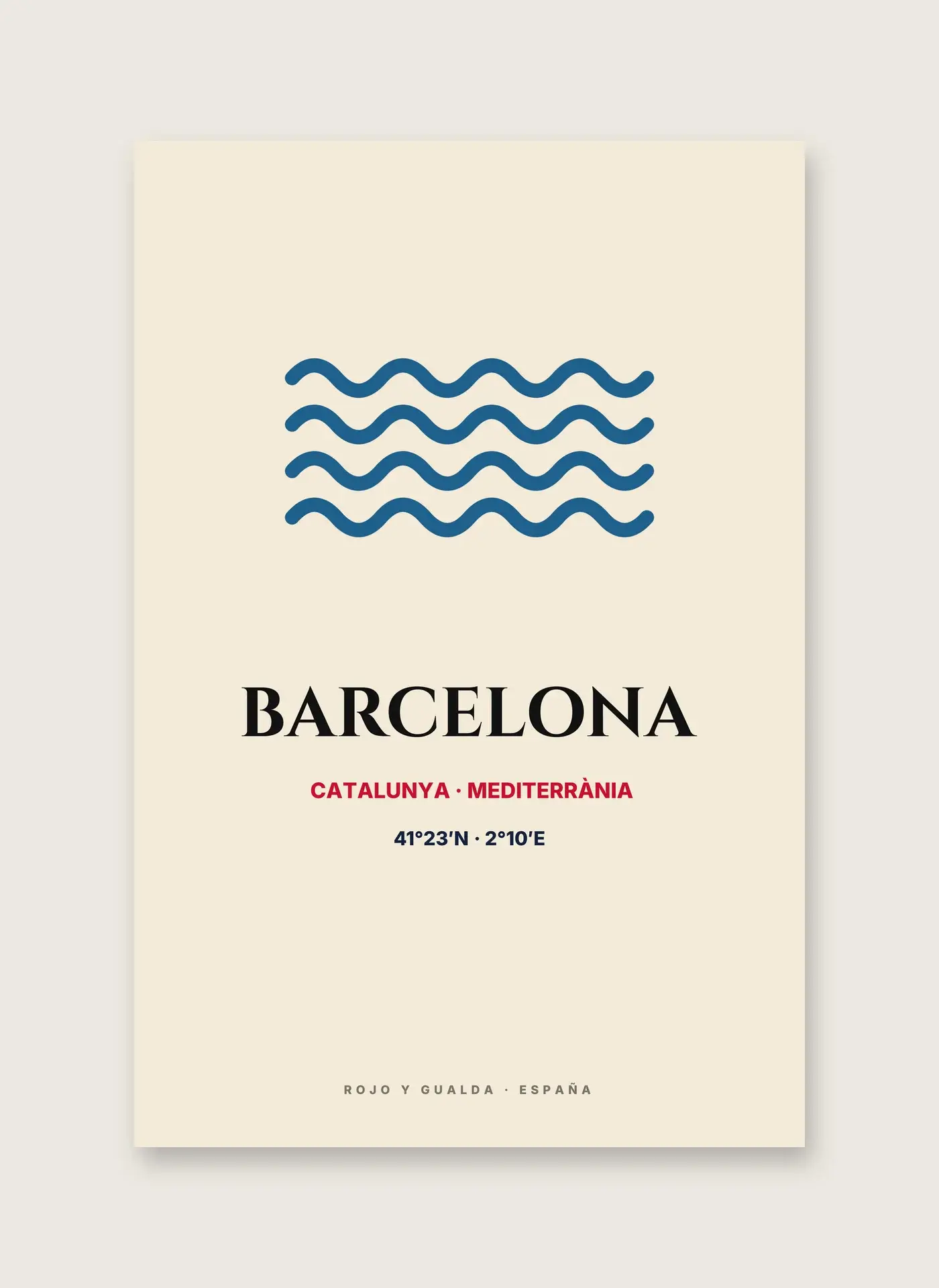 Barcelona — Lámina enmarcada — detalle