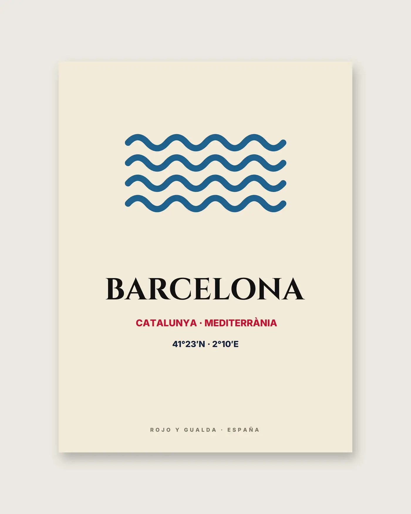 Barcelona — Póster — detalle
