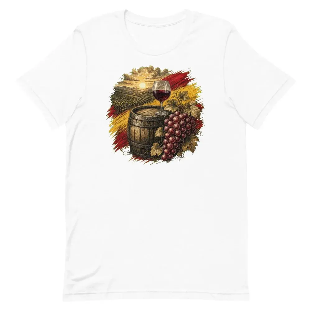 Barrica y Viña · Arte — Camiseta — White — Front