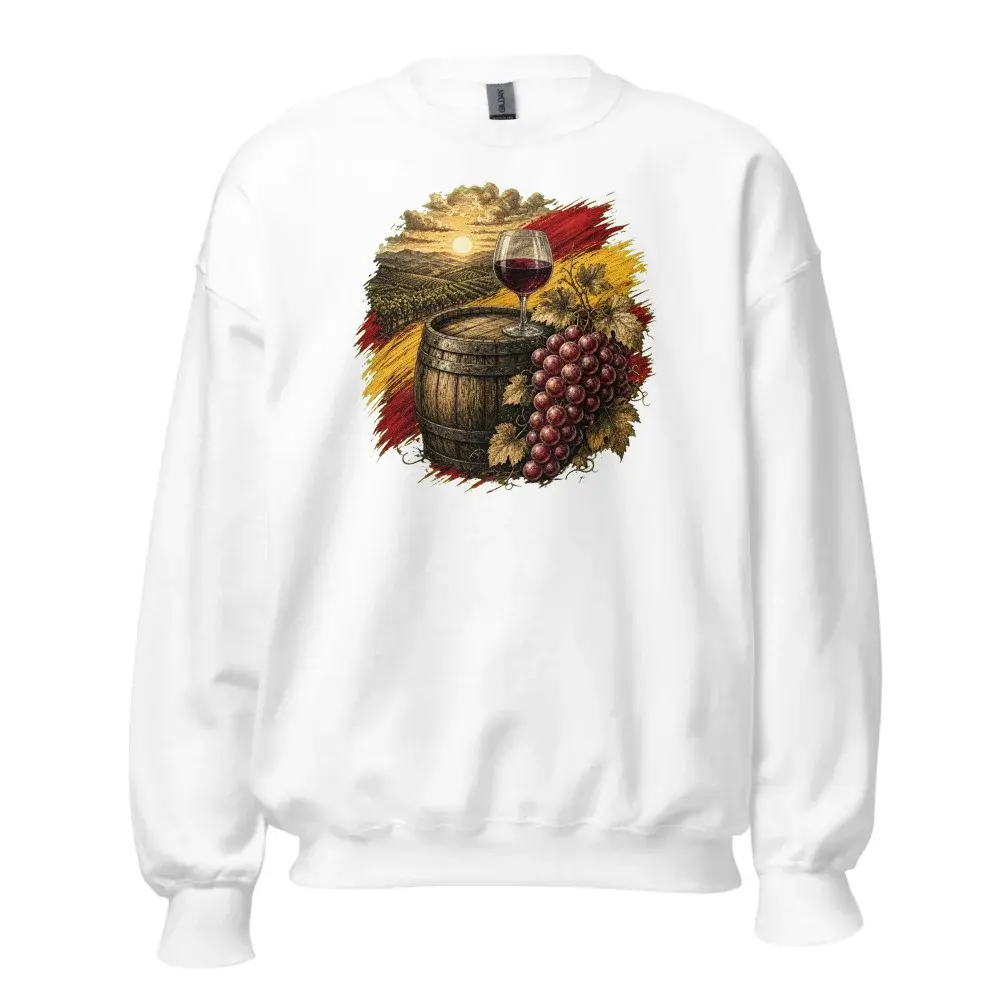 Barrica y Viña · Arte — Sudadera — White