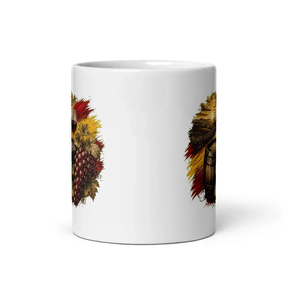 Barrica y Viña · Arte — Taza — White — Front view