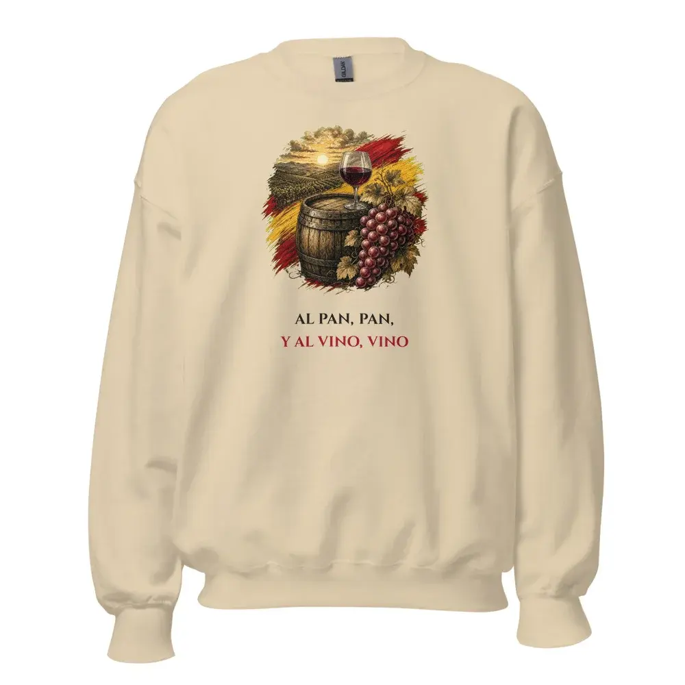 Barrica y Viña · Frase — Sudadera