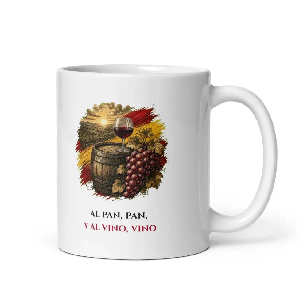 Barrica y Viña · Frase — Taza