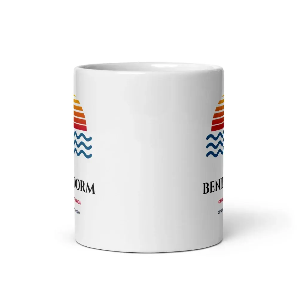 Benidorm — Taza — White — Front view